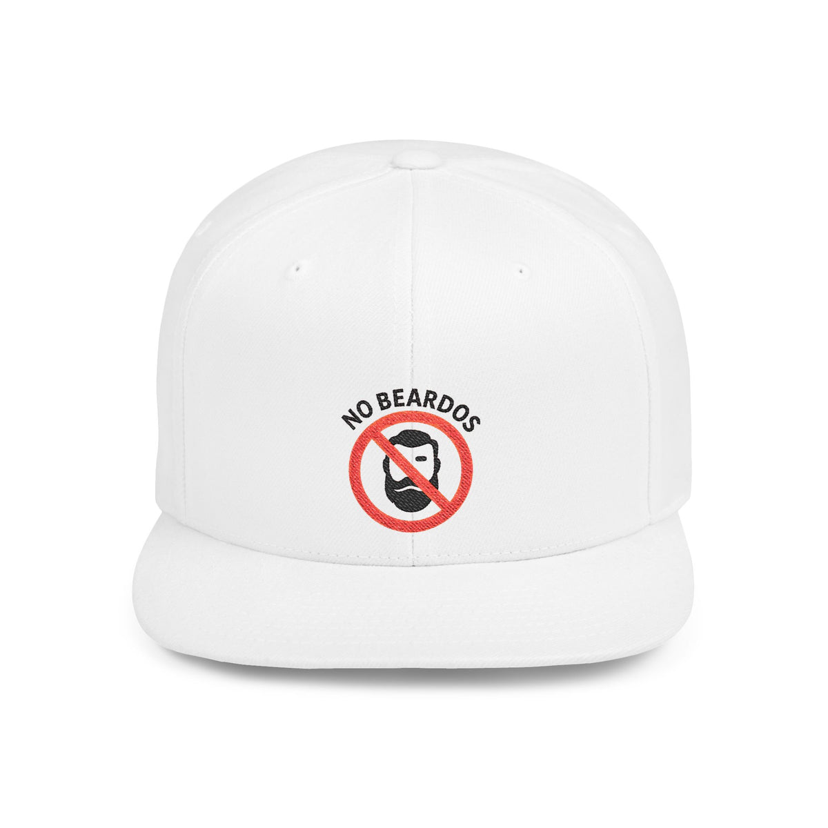 No Beardos — Snapback Hat