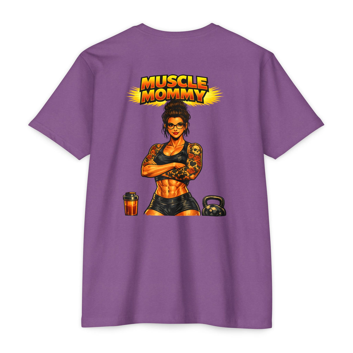 Muscle Mommy — Cotton Poly T-Shirt