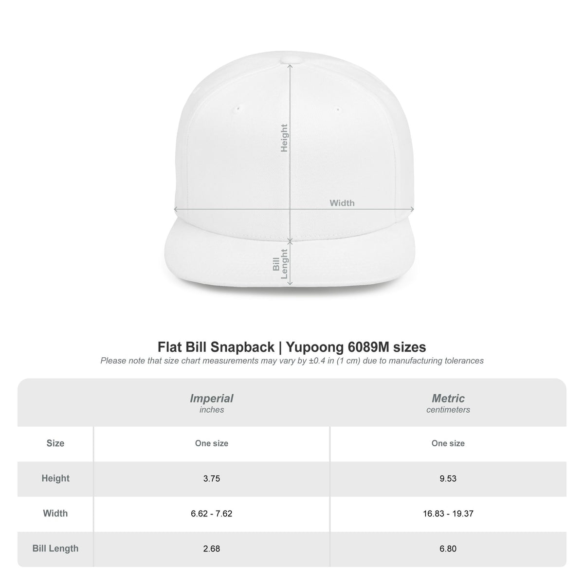 No Beardos — Snapback Hat