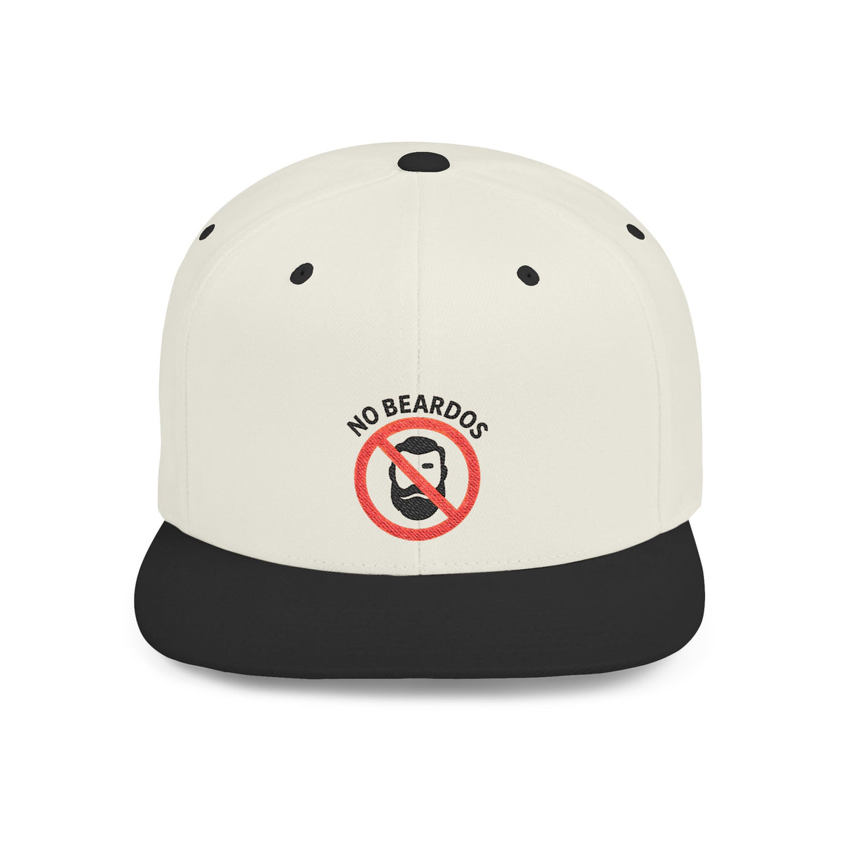 No Beardos — Snapback Hat