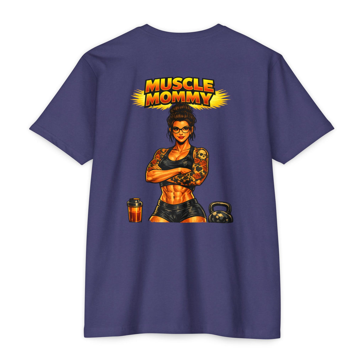 Muscle Mommy — Cotton Poly T-Shirt