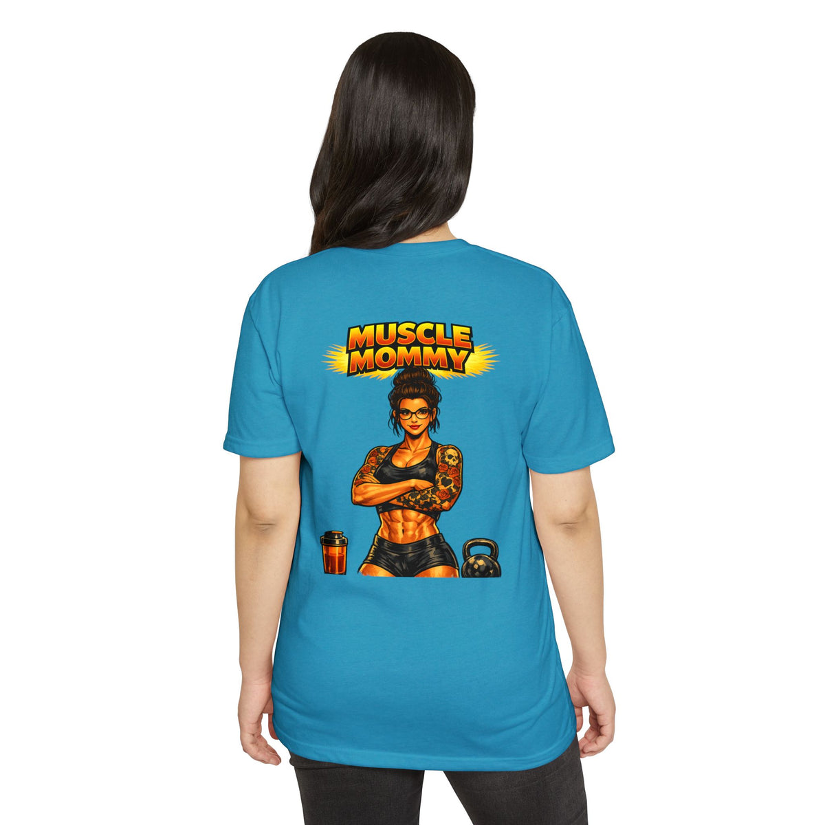 Muscle Mommy — Cotton Poly T-Shirt