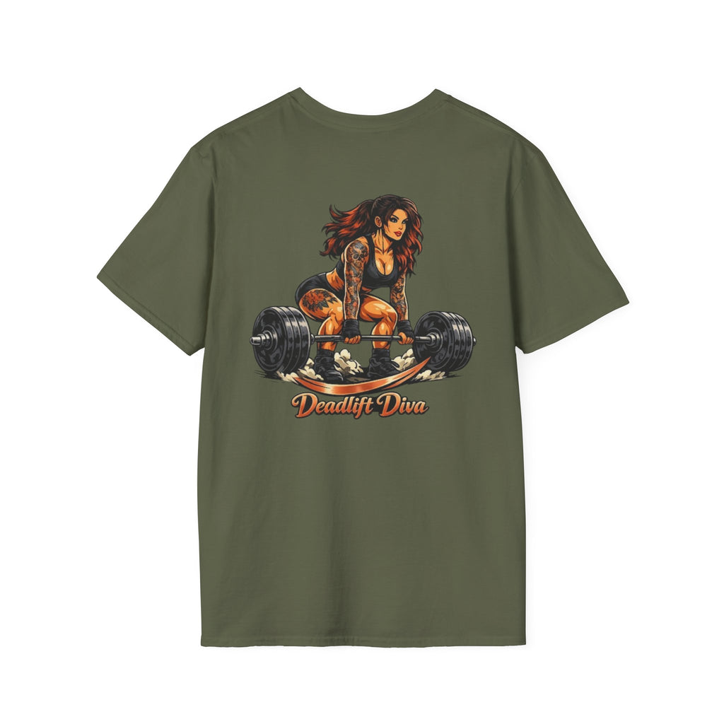 Deadlift Diva T-Shirt – Women's Powerlifting Gym Tee