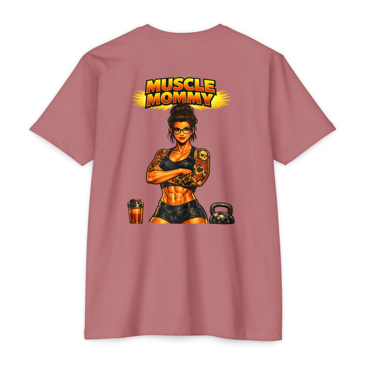 Muscle Mommy — Cotton Poly T-Shirt