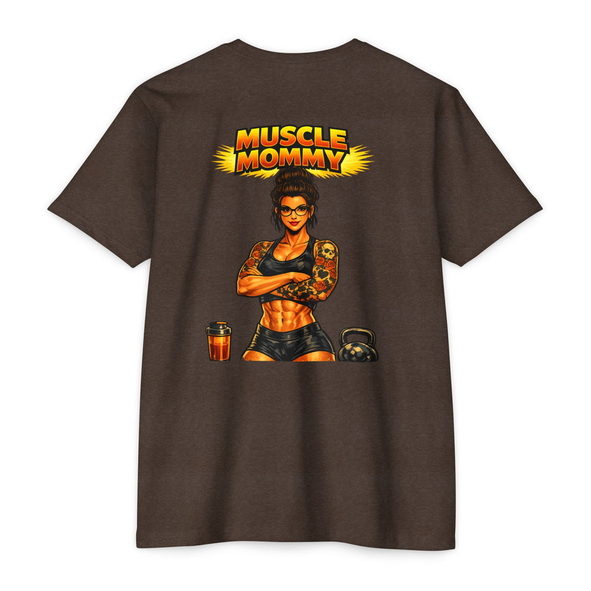 Muscle Mommy — Cotton Poly T-Shirt