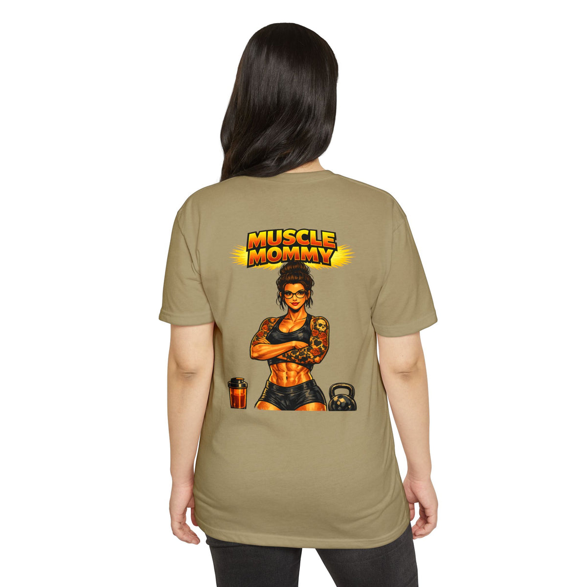 Muscle Mommy — Cotton Poly T-Shirt