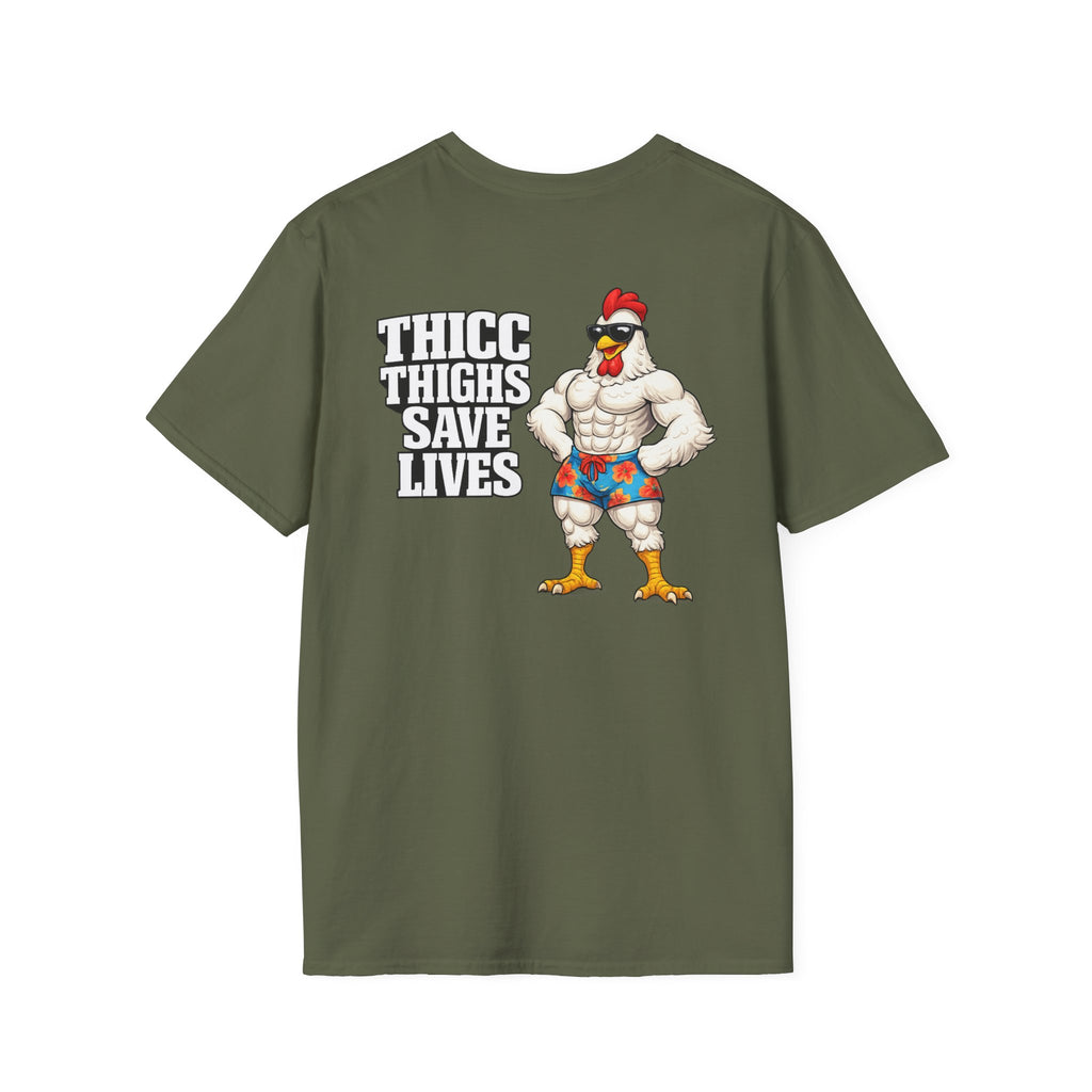 Thicc Thighs Save Lives — T Shirt