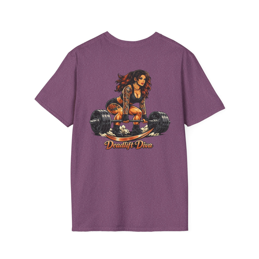 Deadlift Diva T-Shirt – Women's Powerlifting Gym Tee