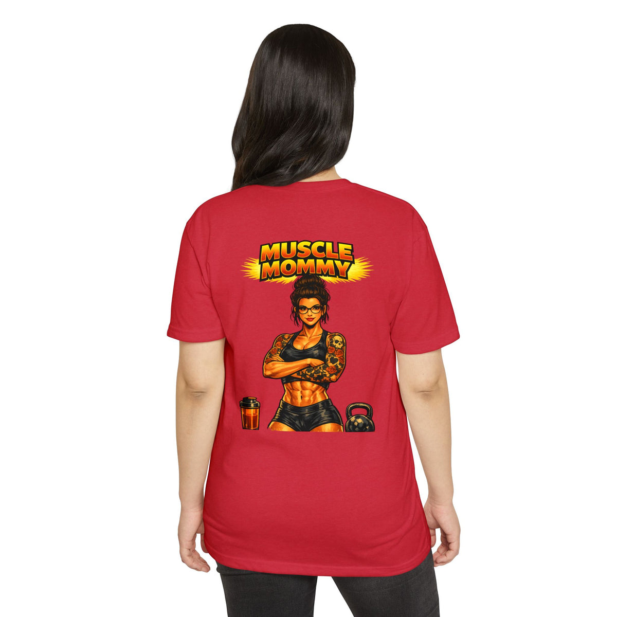 Muscle Mommy — Cotton Poly T-Shirt