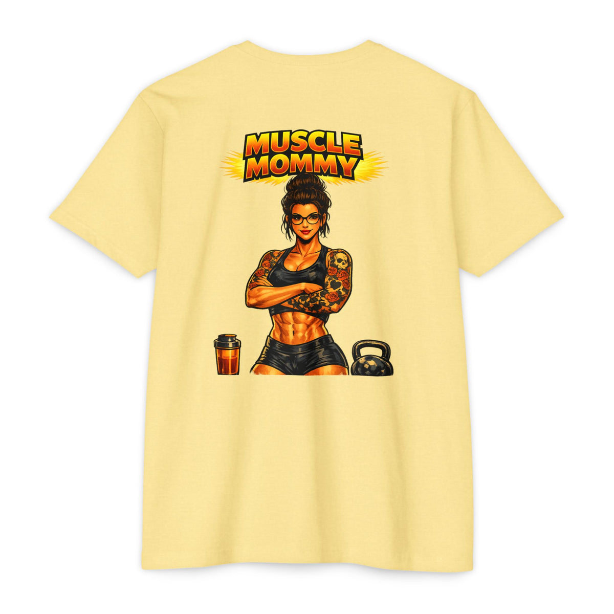 Muscle Mommy — Cotton Poly T-Shirt