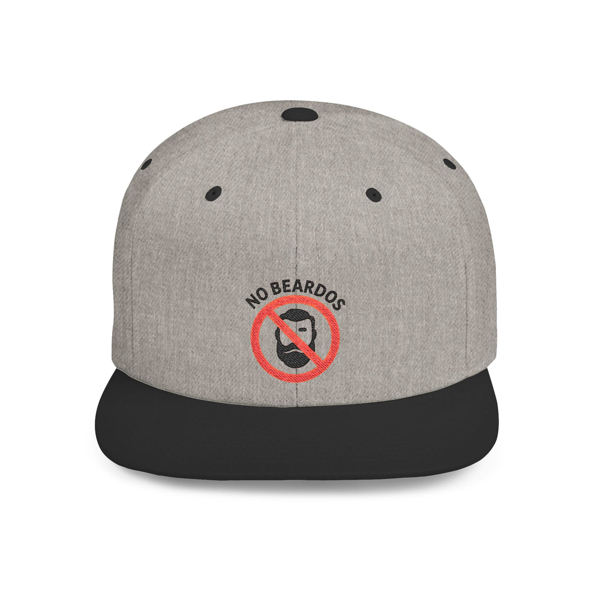 No Beardos — Snapback Hat