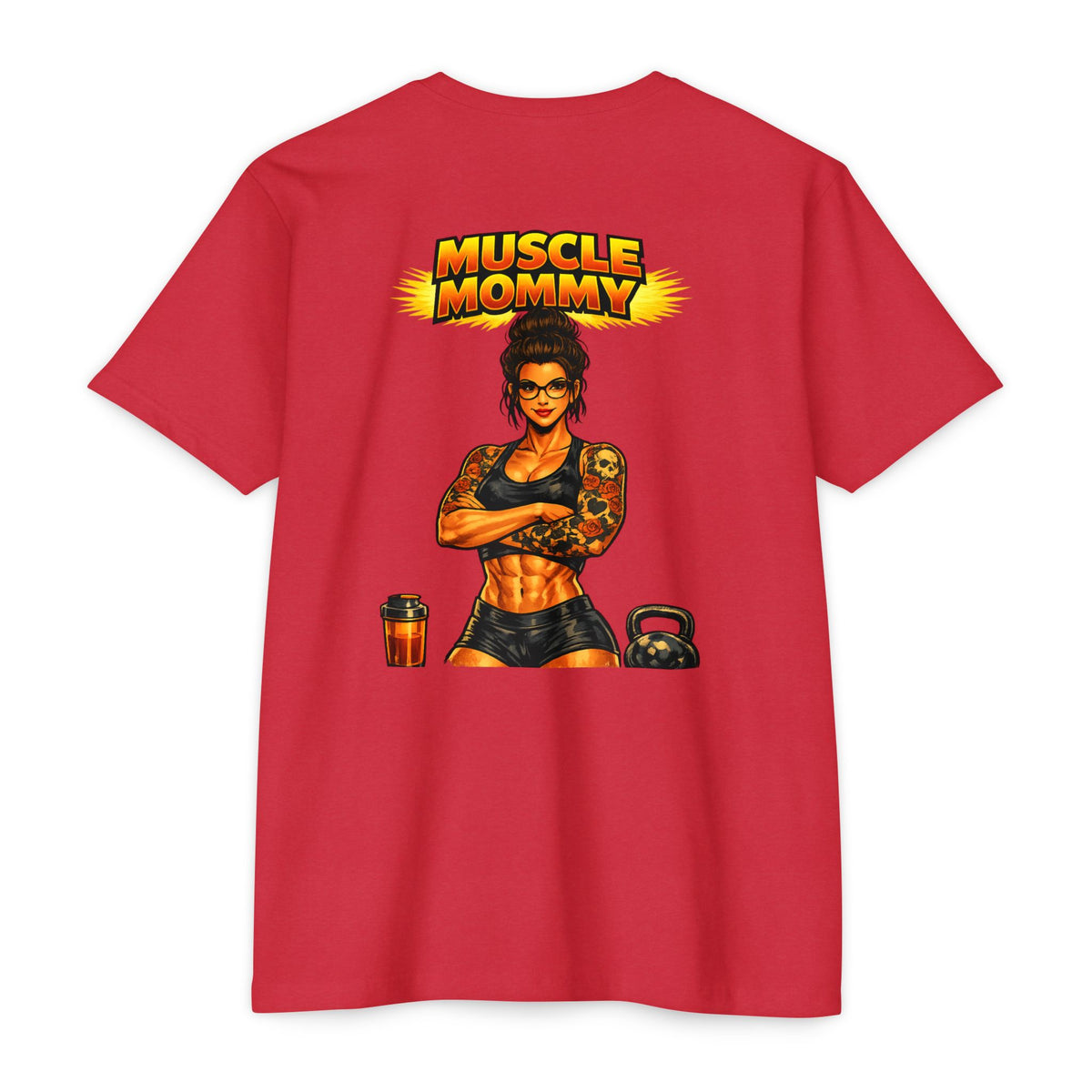 Muscle Mommy — Cotton Poly T-Shirt