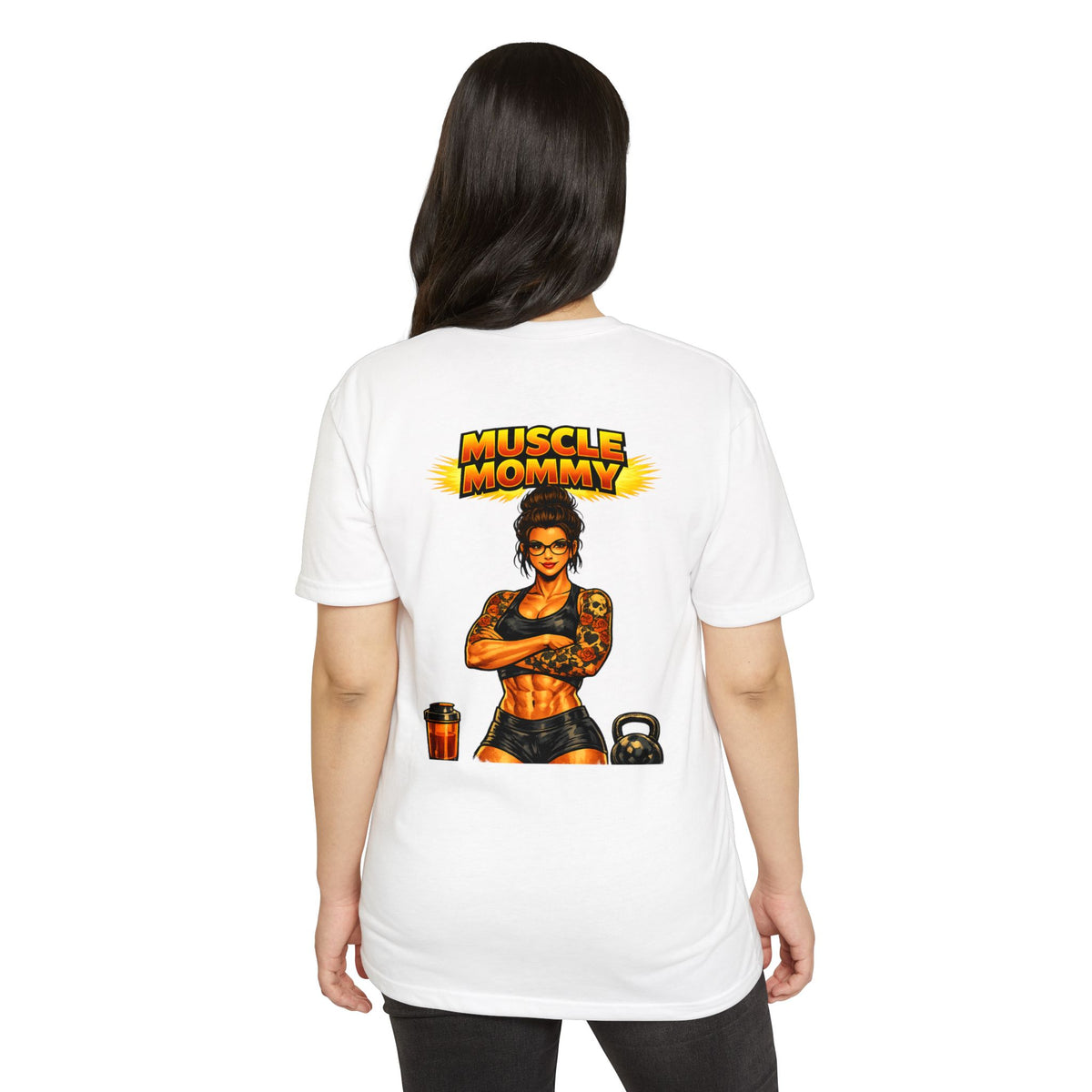 Muscle Mommy — Cotton Poly T-Shirt