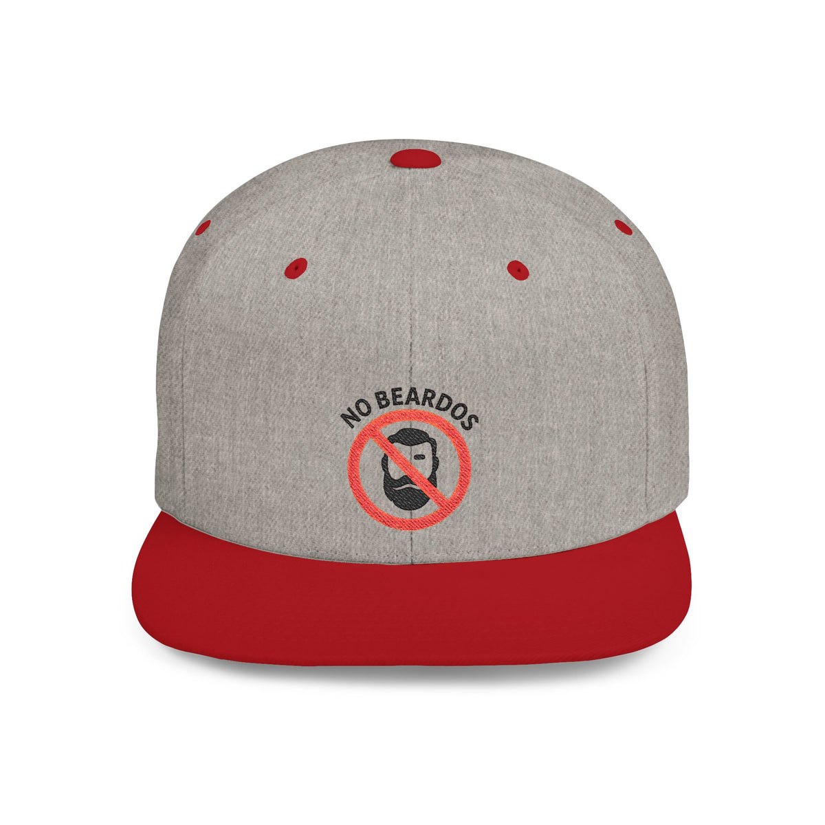 No Beardos — Snapback Hat