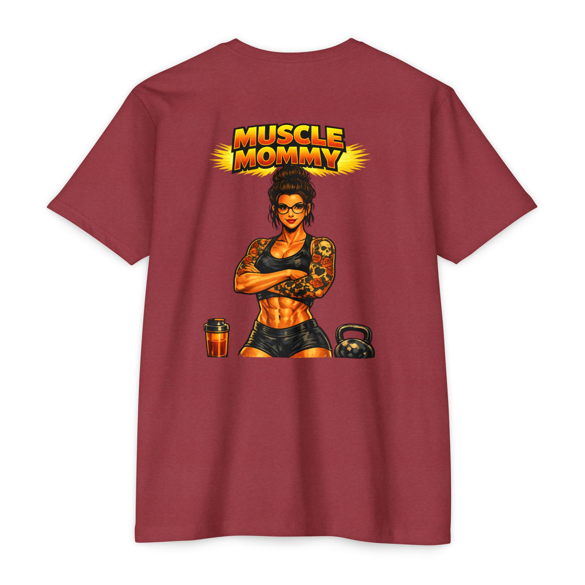 Muscle Mommy — Cotton Poly T-Shirt