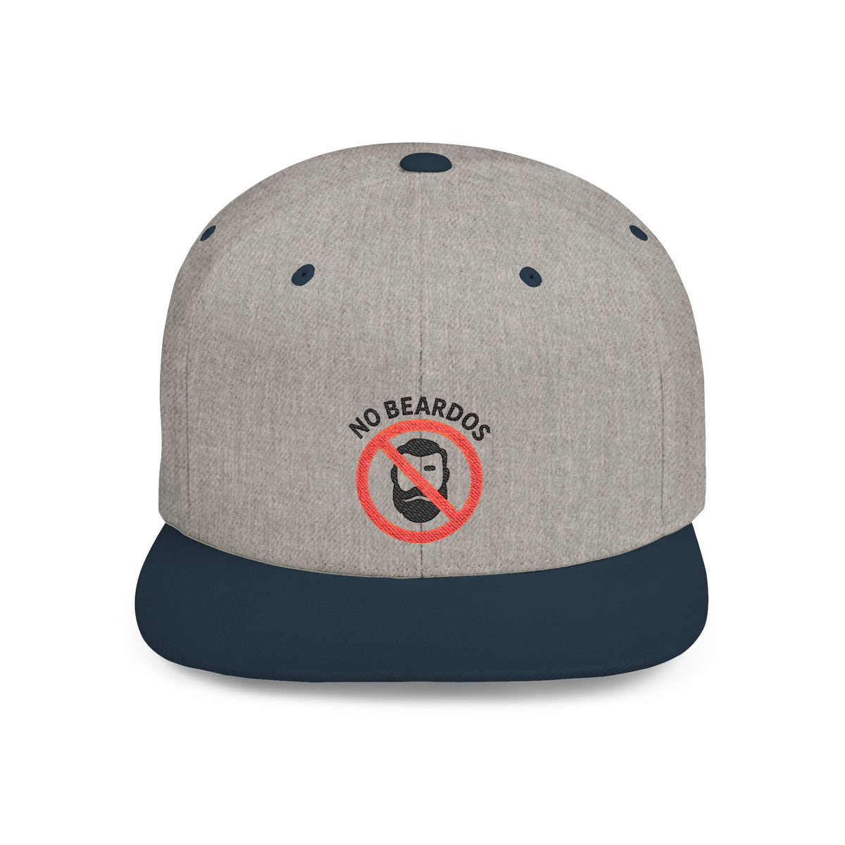 No Beardos — Snapback Hat