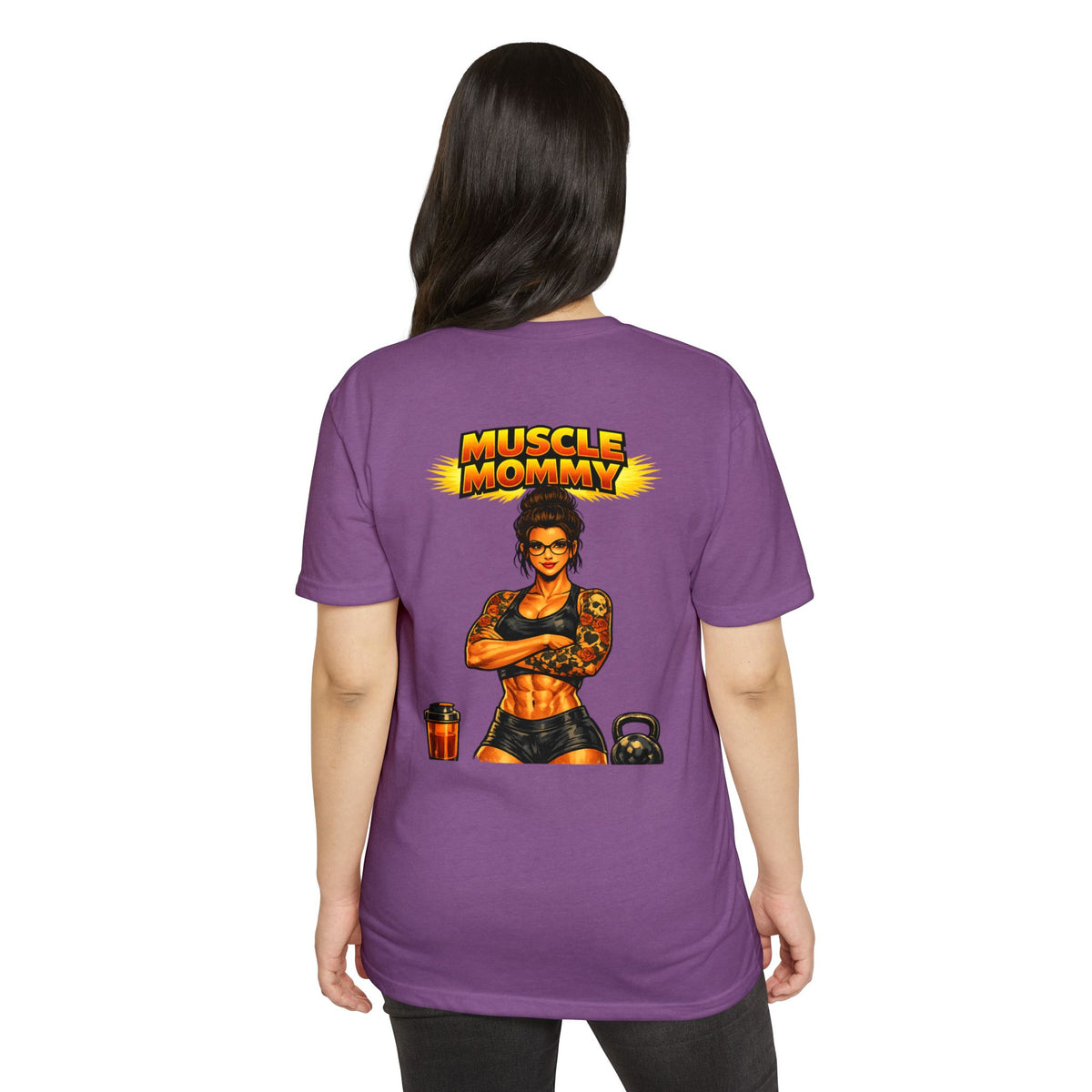 Muscle Mommy — Cotton Poly T-Shirt