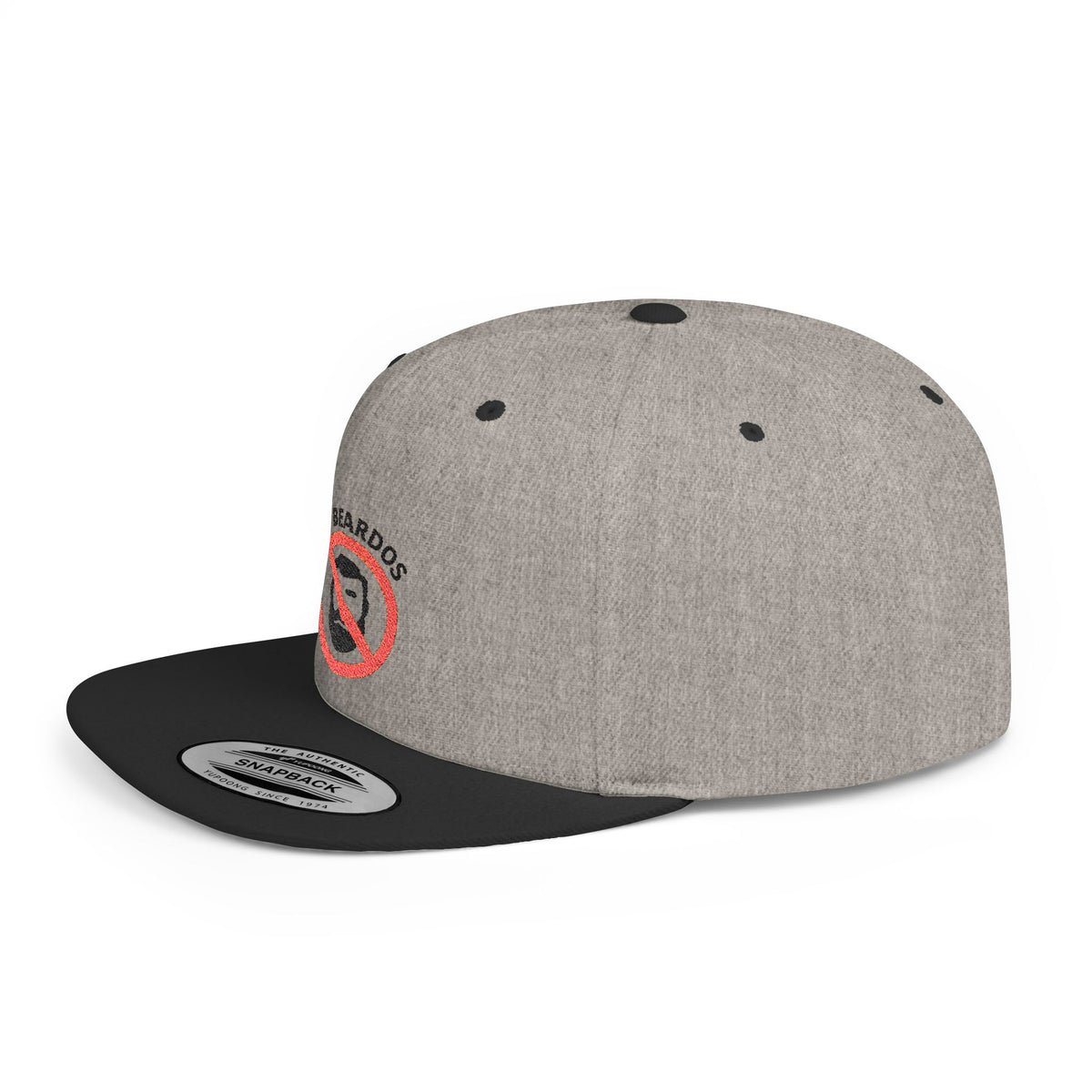 No Beardos — Snapback Hat