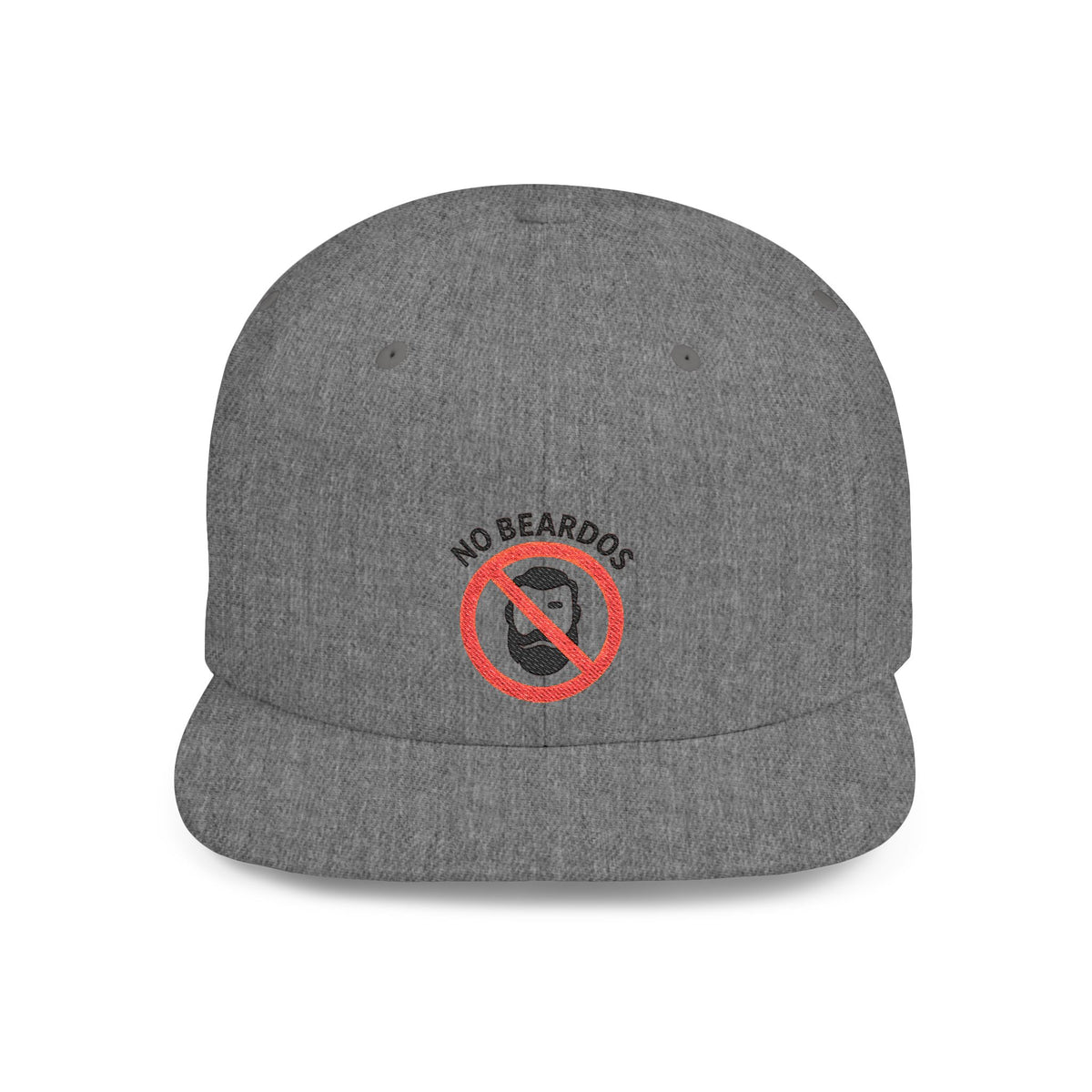 No Beardos — Snapback Hat