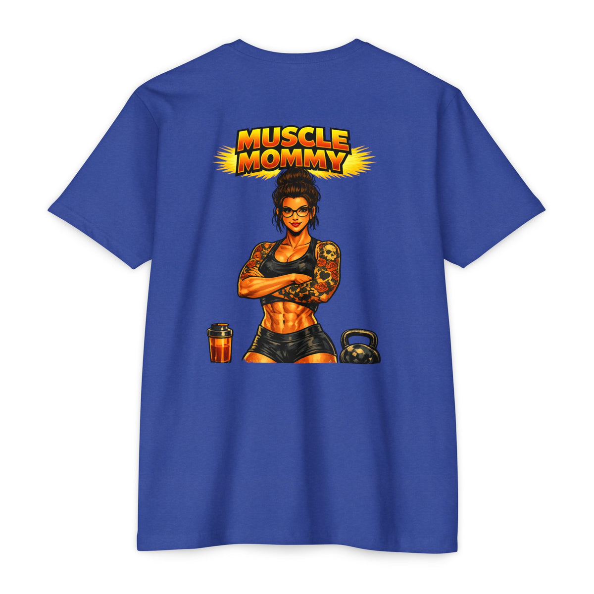 Muscle Mommy — Cotton Poly T-Shirt