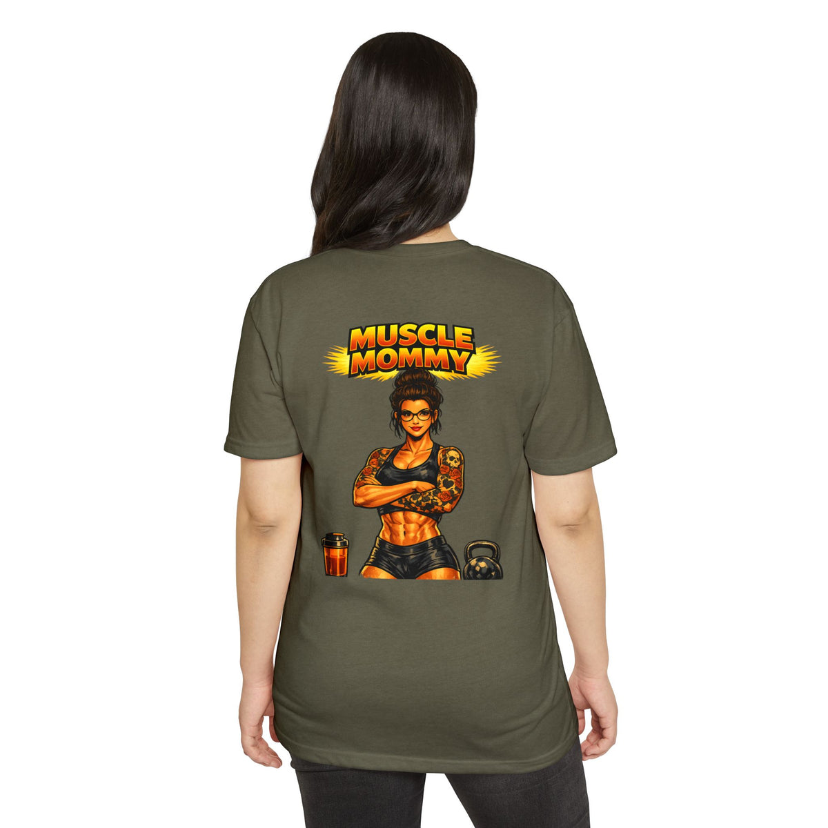Muscle Mommy — Cotton Poly T-Shirt
