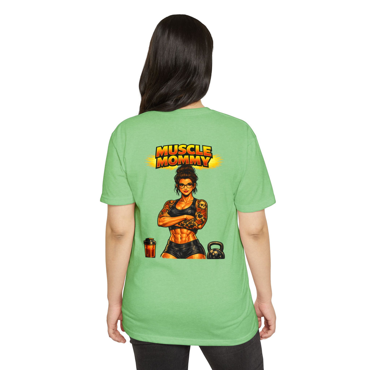 Muscle Mommy — Cotton Poly T-Shirt