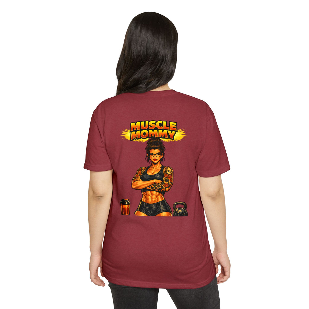 Muscle Mommy — Cotton Poly T-Shirt