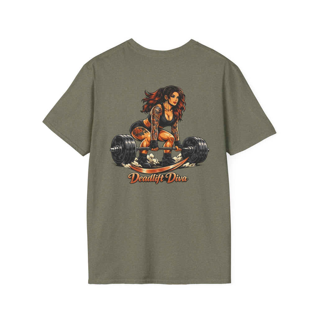 Deadlift Diva T-Shirt – Women's Powerlifting Gym Tee