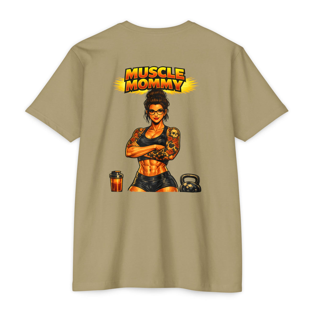 Muscle Mommy — Cotton Poly T-Shirt
