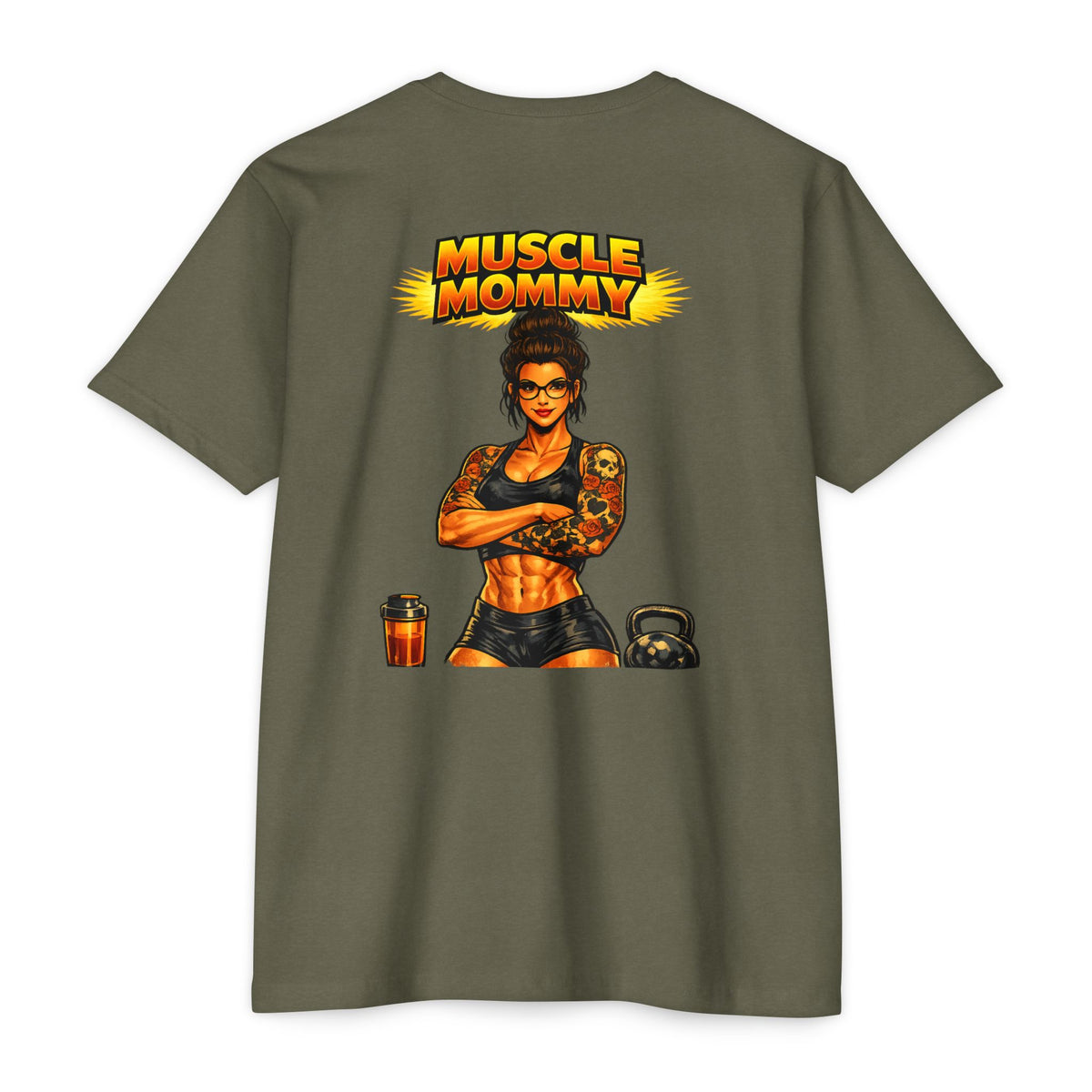 Muscle Mommy — Cotton Poly T-Shirt