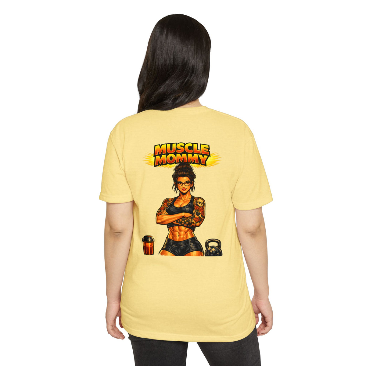 Muscle Mommy — Cotton Poly T-Shirt